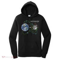 Artemis 2 Route Map SLS Moon Women's Hoodie thumb 0