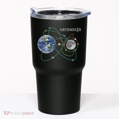 Artemis 2 Route Map SLS Moon Tumbler