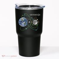 Artemis 2 Route Map SLS Moon Tumbler thumb 0
