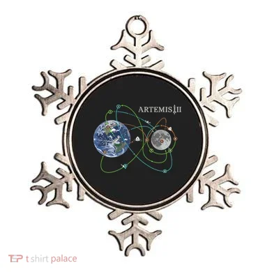 Artemis 2 Route Map SLS Moon Ornament