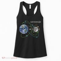 Artemis 2 Route Map SLS Moon Women's Tank Top thumb 0