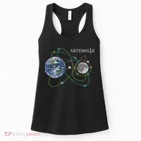 Artemis 2 Route Map SLS Moon Women's Tank Top thumb 0