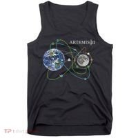 Artemis 2 Route Map SLS Moon Tank Top thumb 0