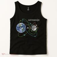Artemis 2 Route Map SLS Moon Tank Top thumb 2