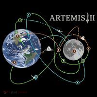 Artemis 2 Route Map SLS Moon Tote Bag thumb 4