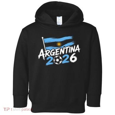 Argentina 2026 World Soccer Fan Apparel Toddler Hoodie