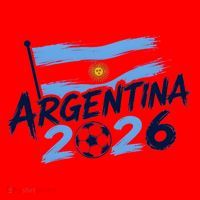 Argentina 2026 World Soccer Fan Apparel Santa Hat thumb 1