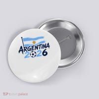 Argentina 2026 World Soccer Fan Apparel Button thumb 0