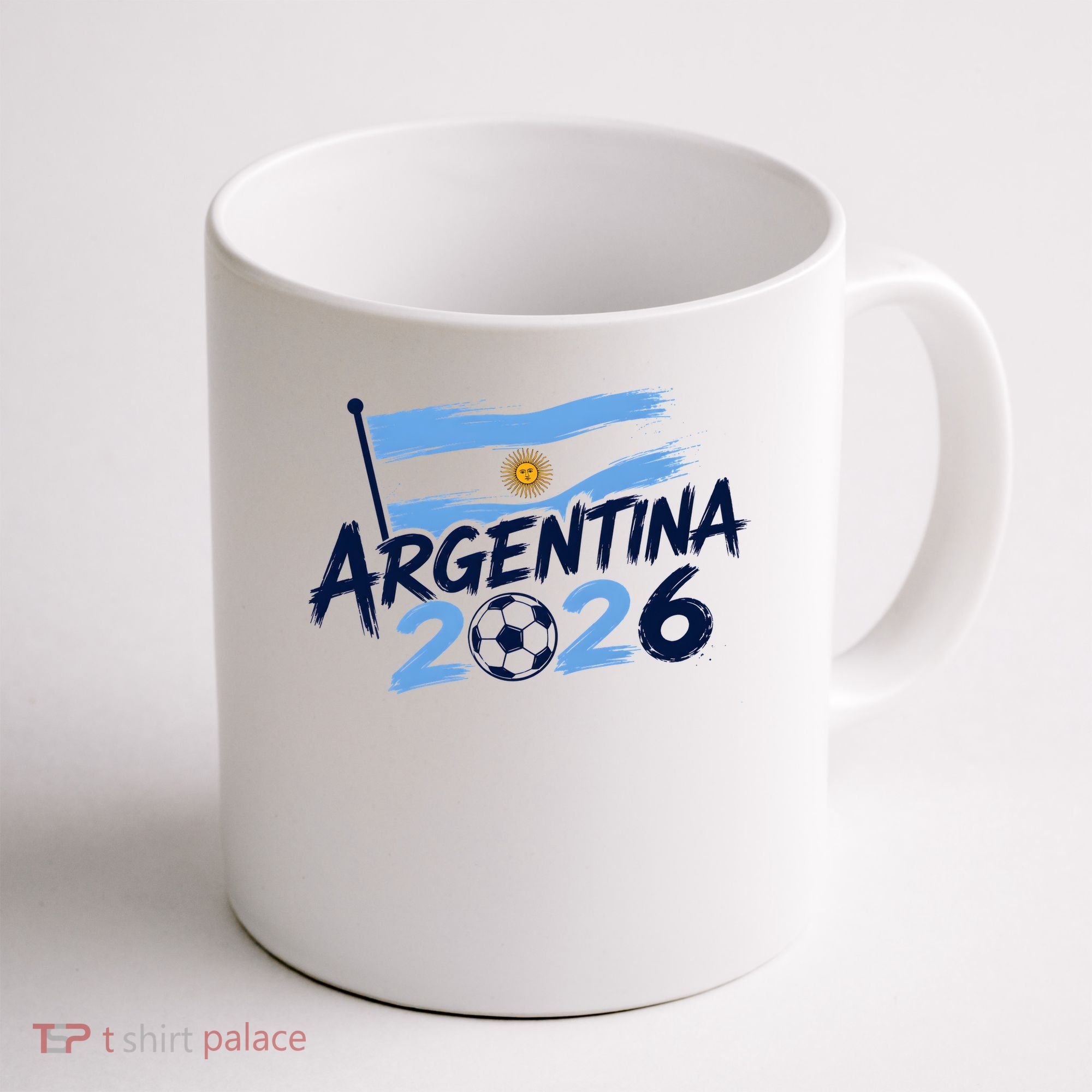 Argentina 2026 World Soccer Fan Apparel Coffee Mug