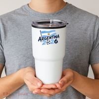 Argentina 2026 World Soccer Fan Apparel Tumbler thumb 2