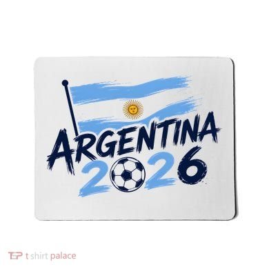 Argentina 2026 World Soccer Fan Apparel Mousepad