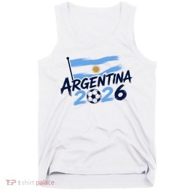 Argentina 2026 World Soccer Fan Apparel Tank Top