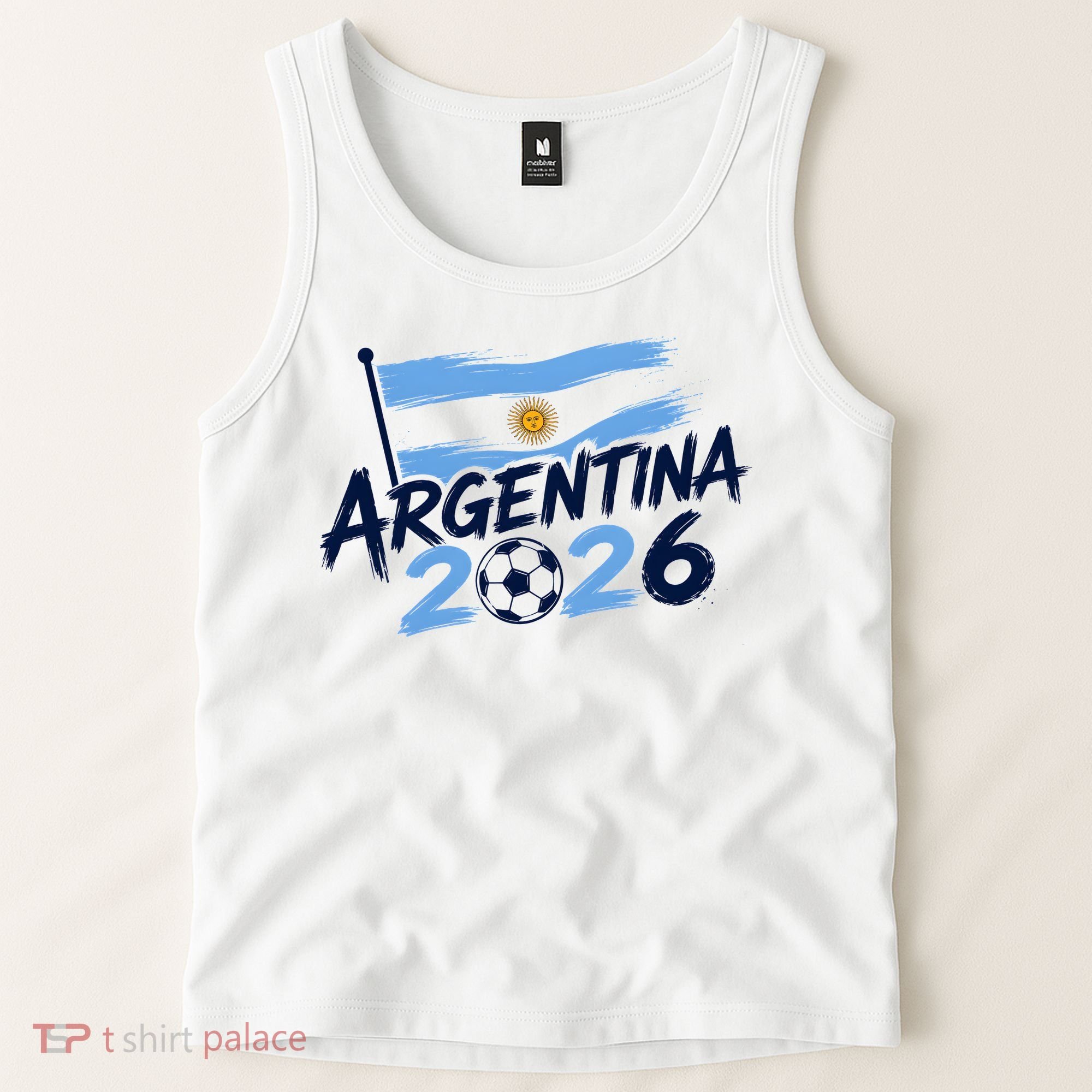 Argentina 2026 World Soccer Fan Apparel Tank Top
