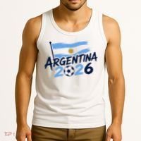 Argentina 2026 World Soccer Fan Apparel Tank Top thumb 3