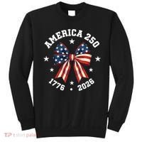 America 250 Years Patriotic Ribbon 250th Anniversary Sweatshirt thumb 0