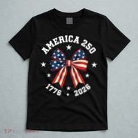 America 250 Years Patriotic Ribbon 250th Anniversary T-Shirt thumb 5