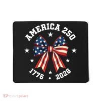 America 250 Years Patriotic Ribbon 250th Anniversary Mousepad thumb 0