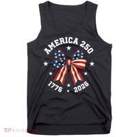 America 250 Years Patriotic Ribbon 250th Anniversary Tank Top thumb 0