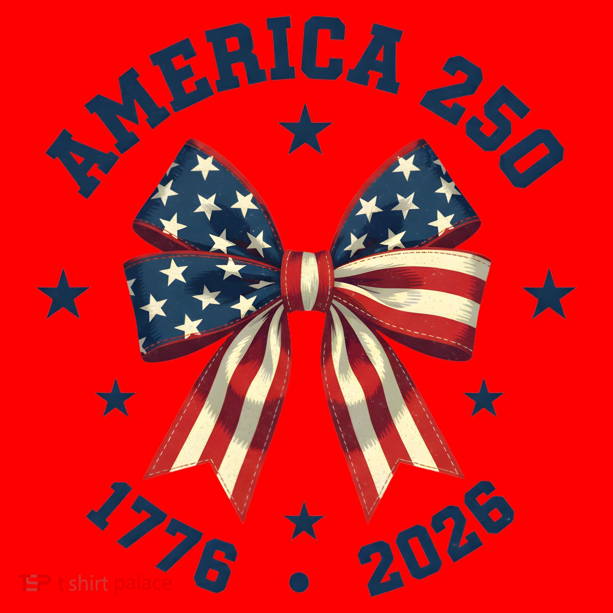 America 250 Years Patriotic Ribbon 250th Anniversary Santa Hat