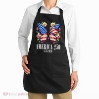 America 250 Years 1776-2026 250th Anniversary Butterfly  Apron thumb 2