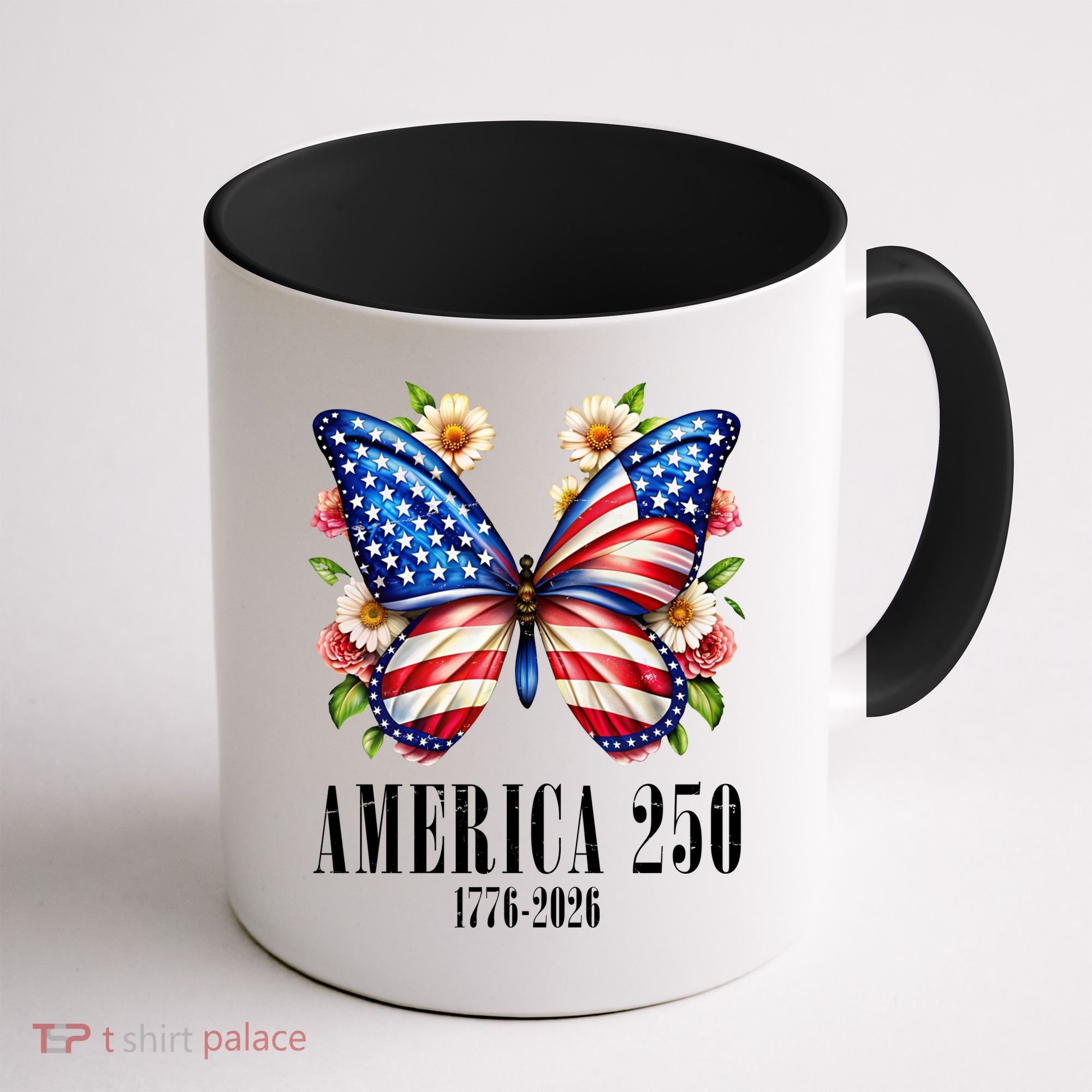 America 250 Years 1776-2026 250th Anniversary Butterfly  Coffee Mug