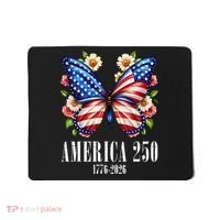 America 250 Years 1776-2026 250th Anniversary Butterfly  Mousepad thumb 0