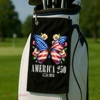 America 250 Years 1776-2026 250th Anniversary Butterfly  Golf Towel thumb 2