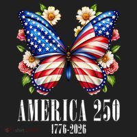 America 250 Years 1776-2026 250th Anniversary Butterfly  Golf Towel thumb 3