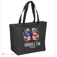 America 250 Years 1776-2026 250th Anniversary Butterfly  Tote Bag thumb 2