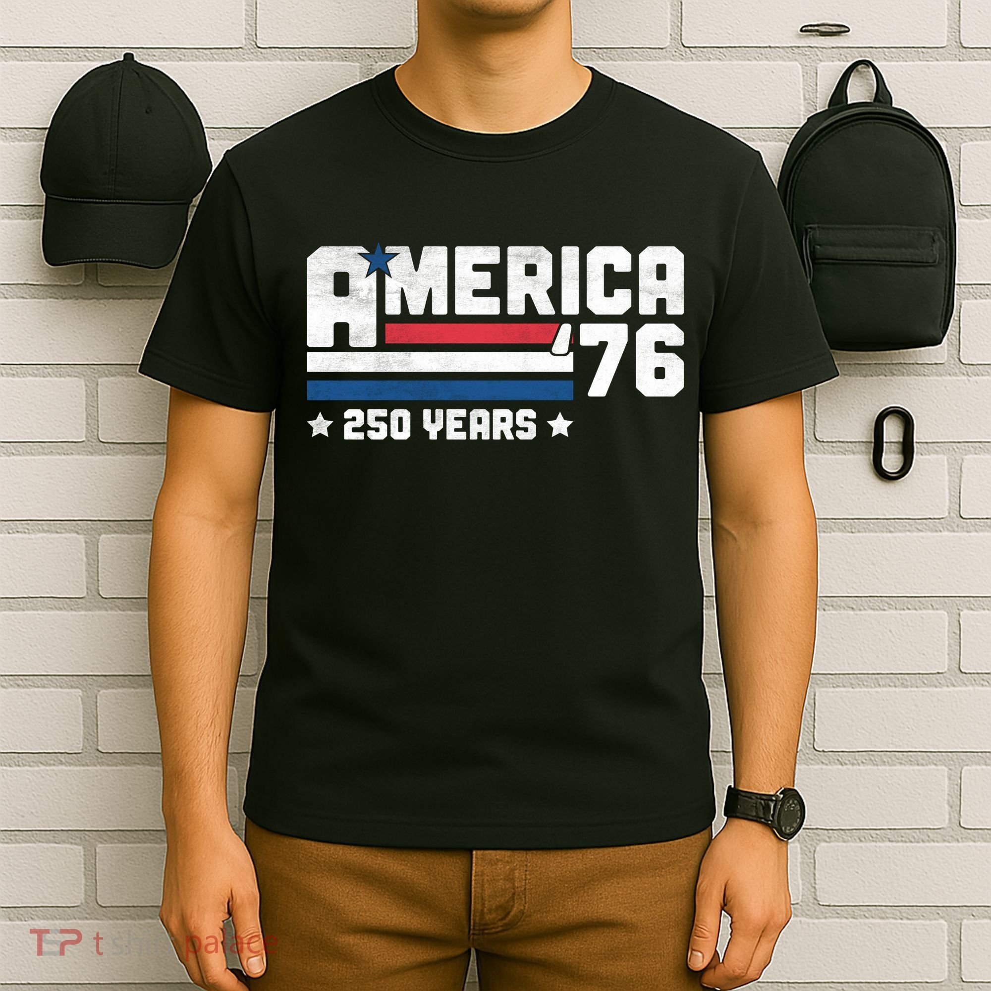 America 250 Years 250th Anniversary USA Birthday 1776 Vintage T-Shirt