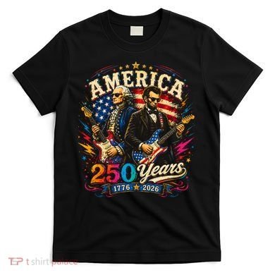 America 250 Years Celebration Presidents T-Shirt