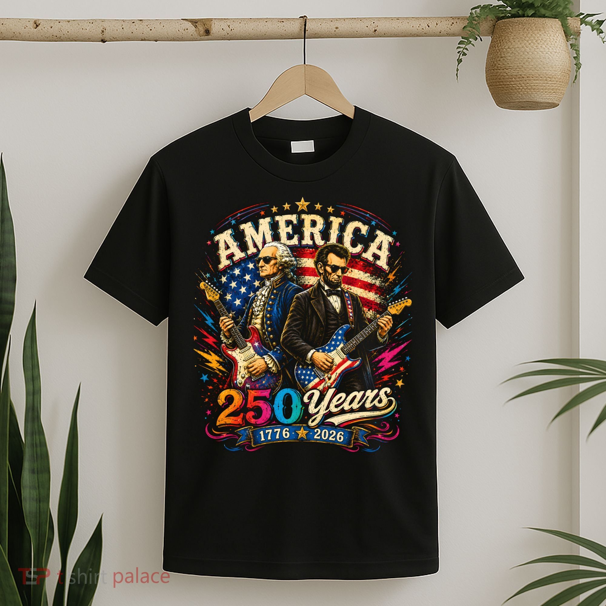America 250 Years Celebration Presidents T-Shirt