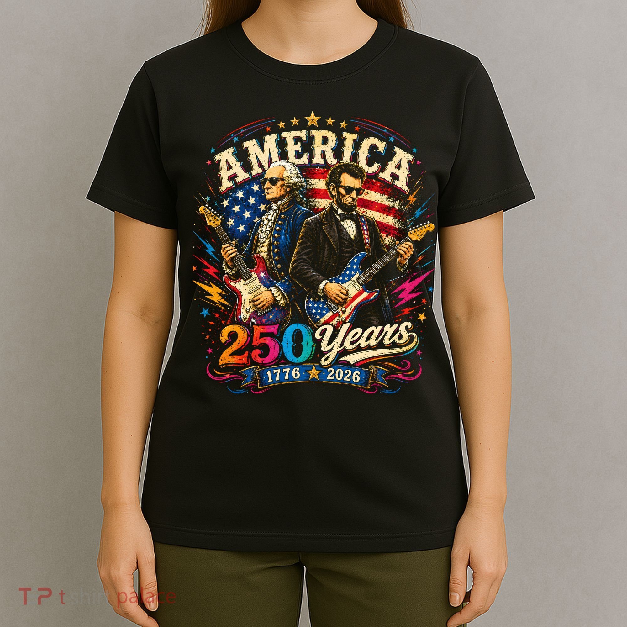 America 250 Years Celebration Presidents T-Shirt
