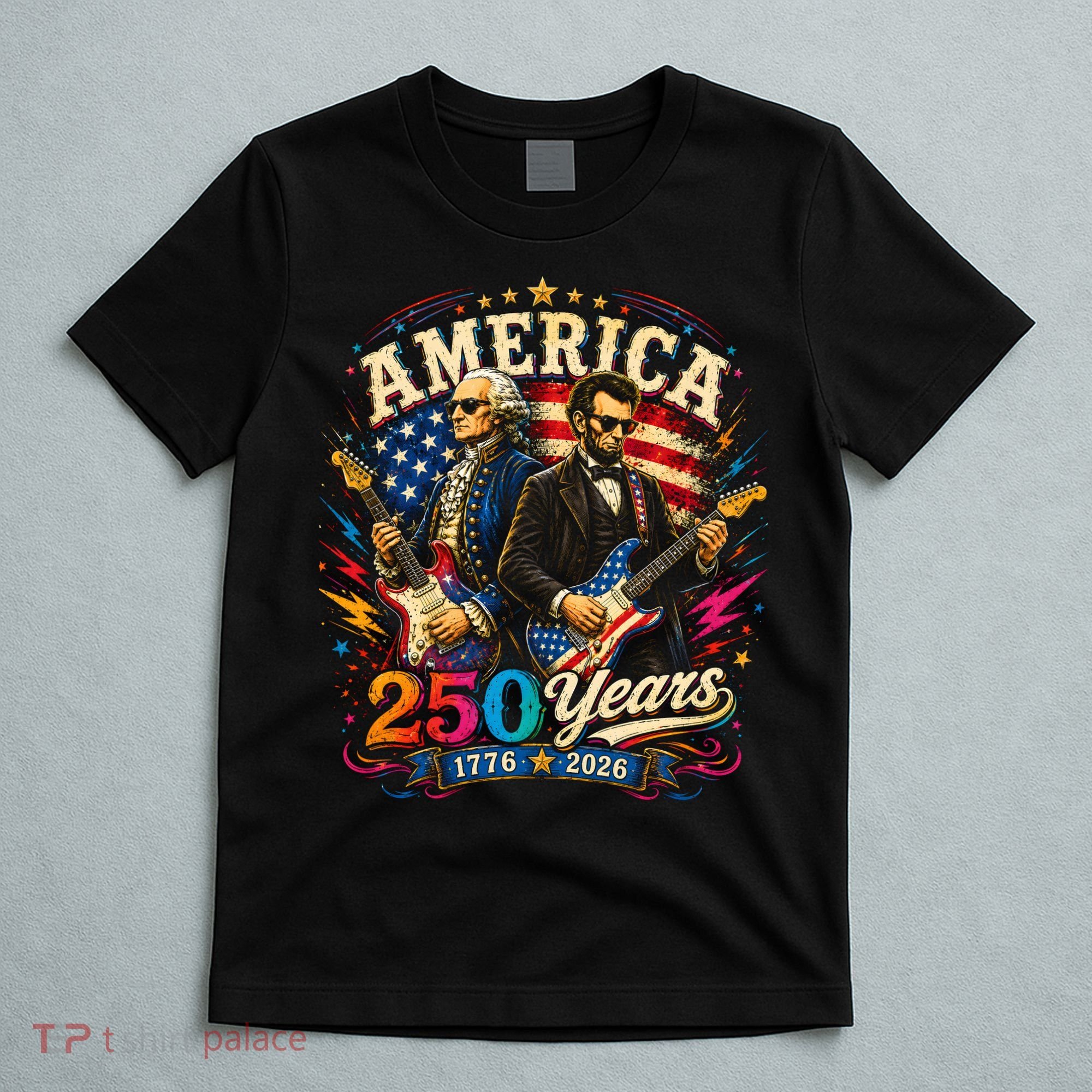 America 250 Years Celebration Presidents T-Shirt