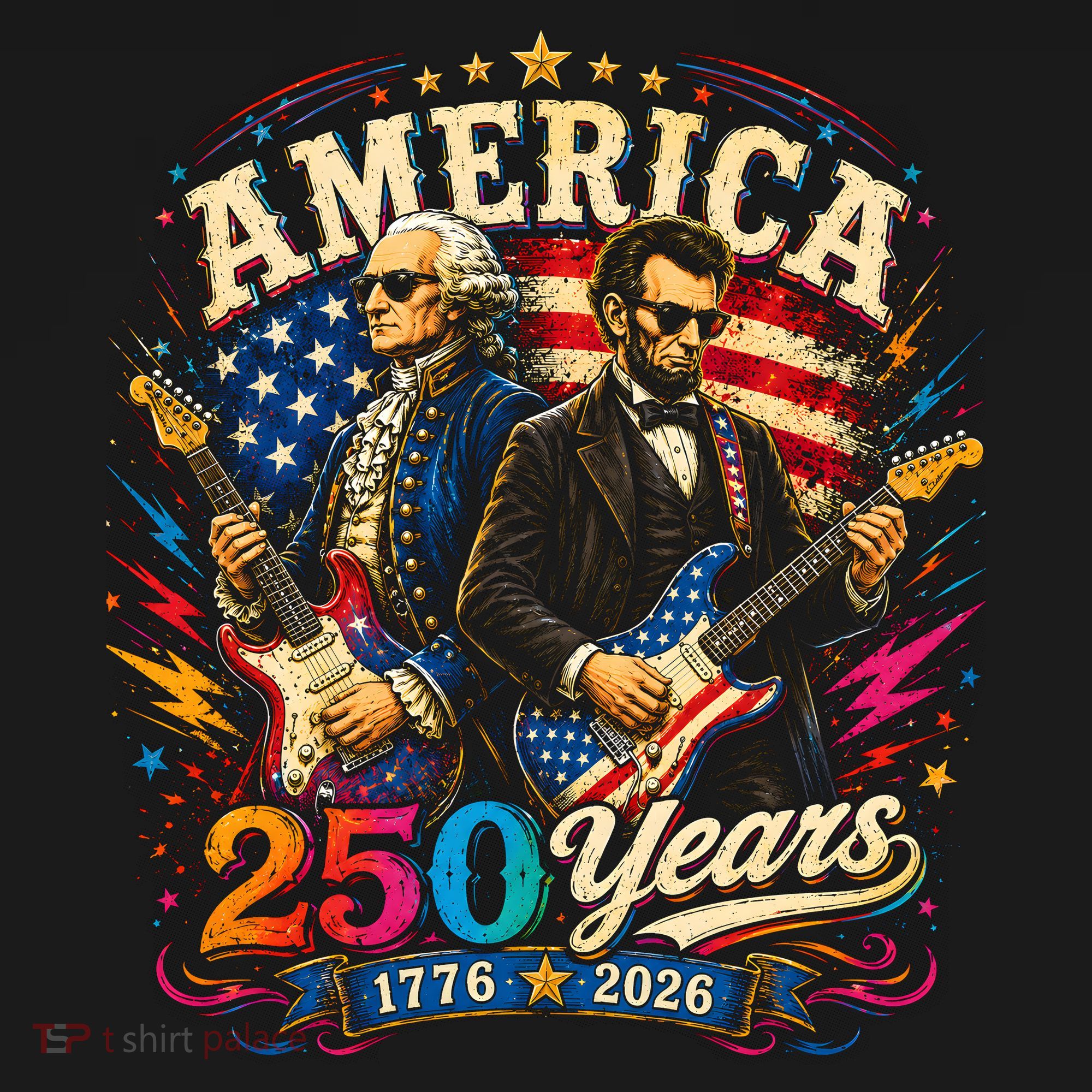 America 250 Years Celebration Presidents Bucket Hat