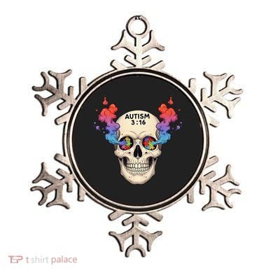 Autism 3_16 Autism Awareness Wrestling Design Ornament