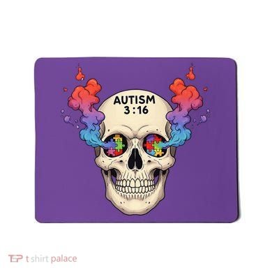 Autism 3_16 Autism Awareness Wrestling Design Mousepad