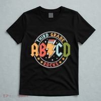 Abcd 3rd Grade Rocks Pencil Lightning Teachers Rock T-Shirt thumb 5