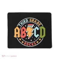 Abcd 3rd Grade Rocks Pencil Lightning Teachers Rock Mousepad thumb 0