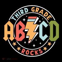 Abcd 3rd Grade Rocks Pencil Lightning Teachers Rock Toddler T-Shirt thumb 4