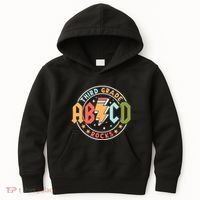 Abcd 3rd Grade Rocks Pencil Lightning Teachers Rock Kids Hoodie thumb 0