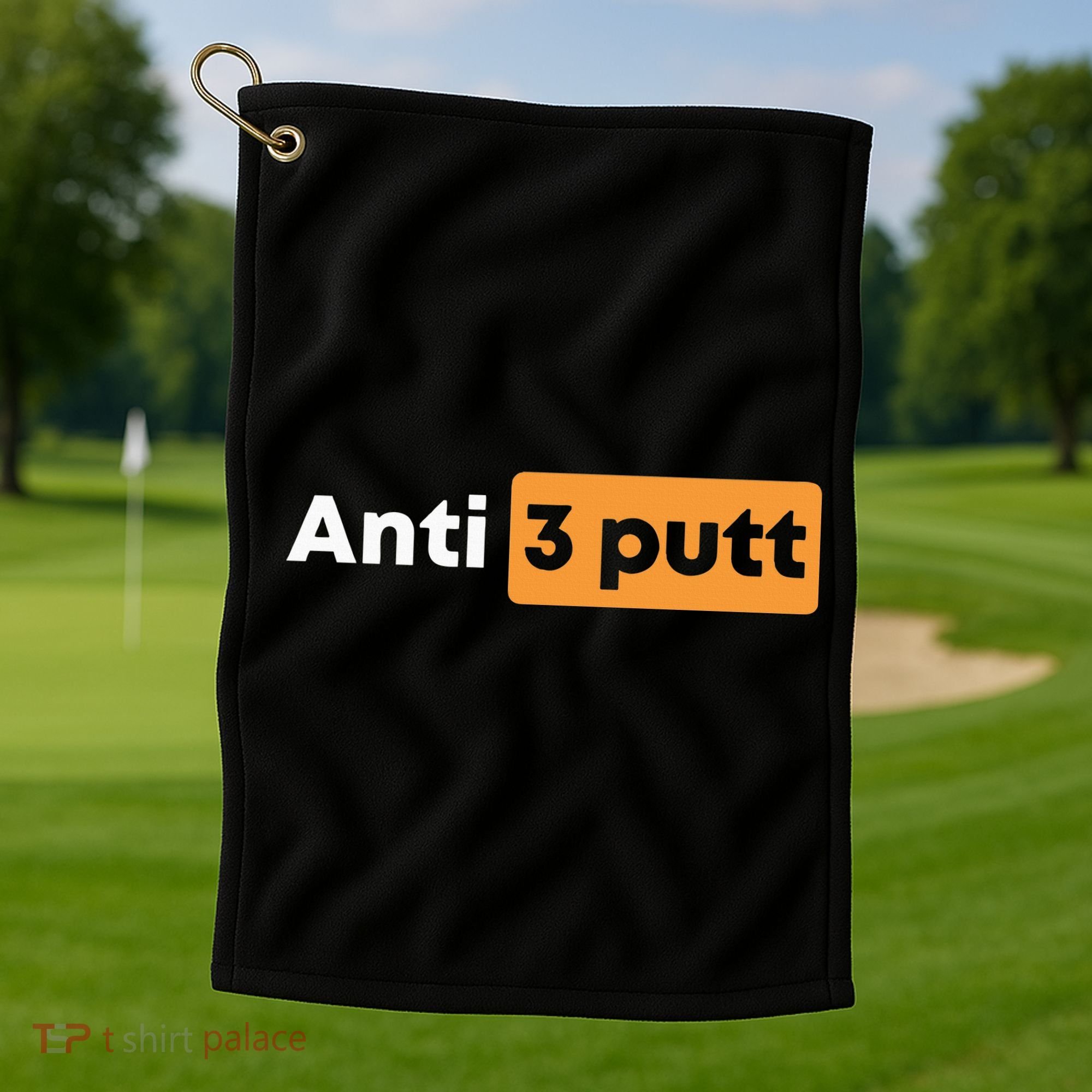 Anti 3 Putt Golf Towel
