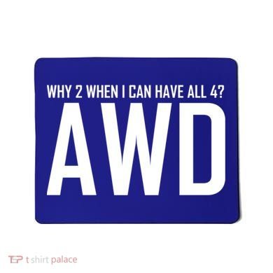All 4 Awd Design For Allwheel Drive Car Fans Gift Mousepad