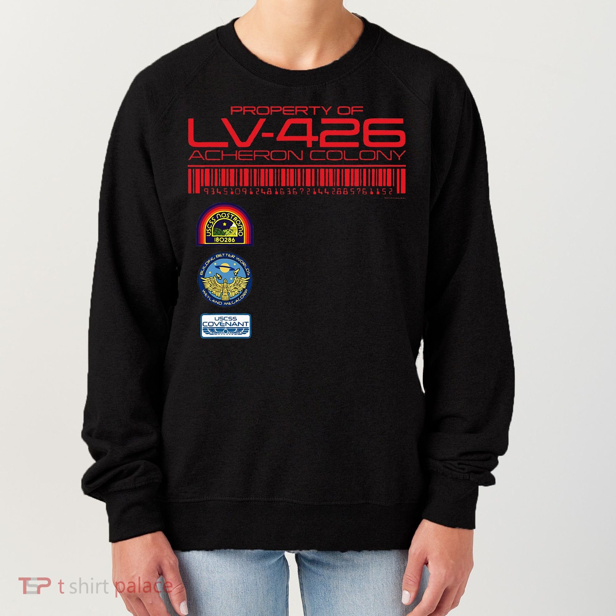 Alien 45th Anniversary Property Of Lv426 Acheron Colony Women's Sweatshirt