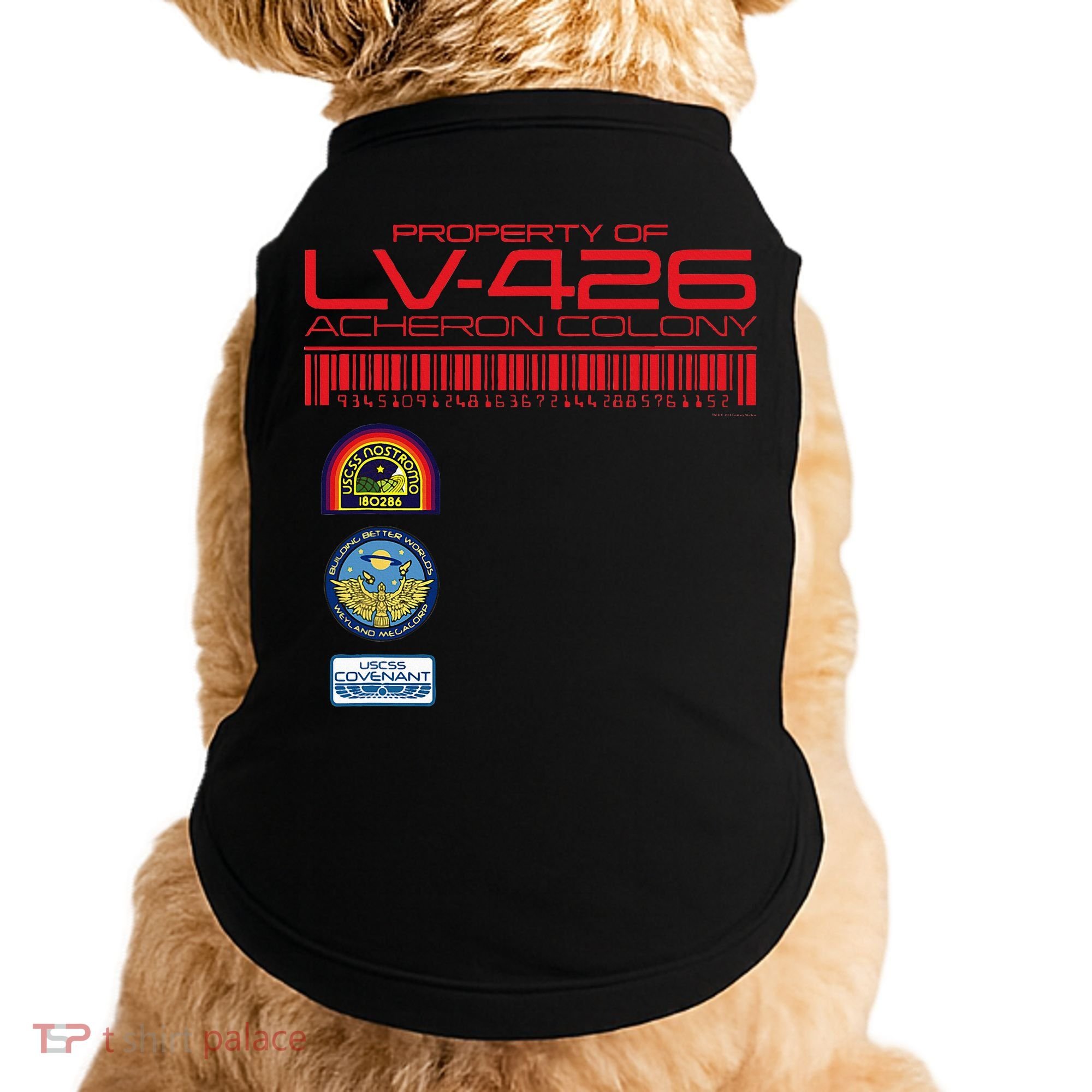 Alien 45th Anniversary Property Of Lv426 Acheron Colony Doggie Tank