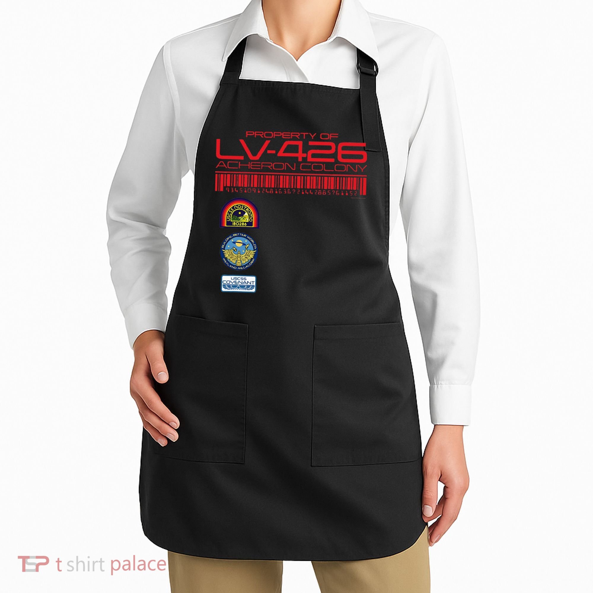 Alien 45th Anniversary Property Of Lv426 Acheron Colony Apron