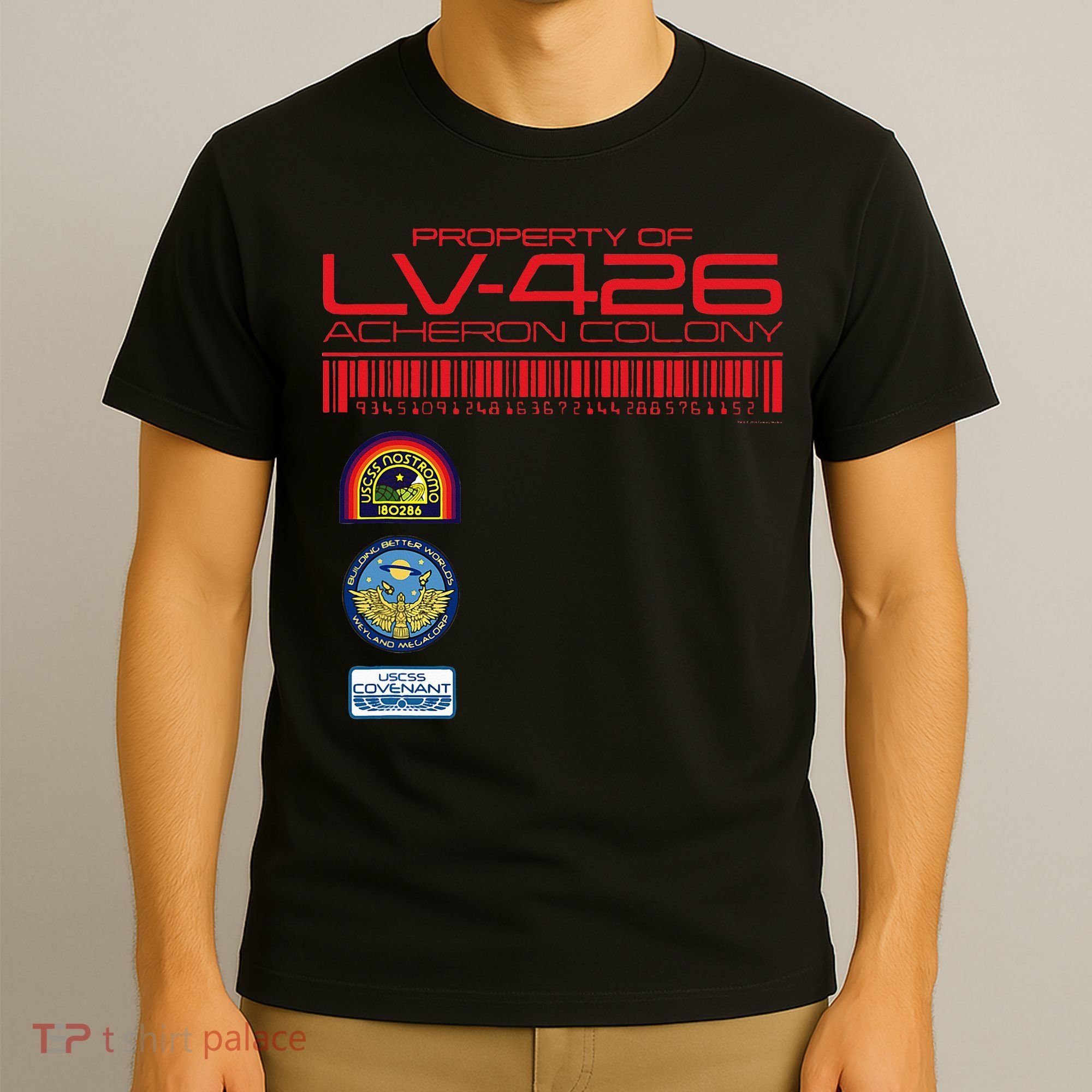 Alien 45th Anniversary Property Of Lv426 Acheron Colony T-Shirt