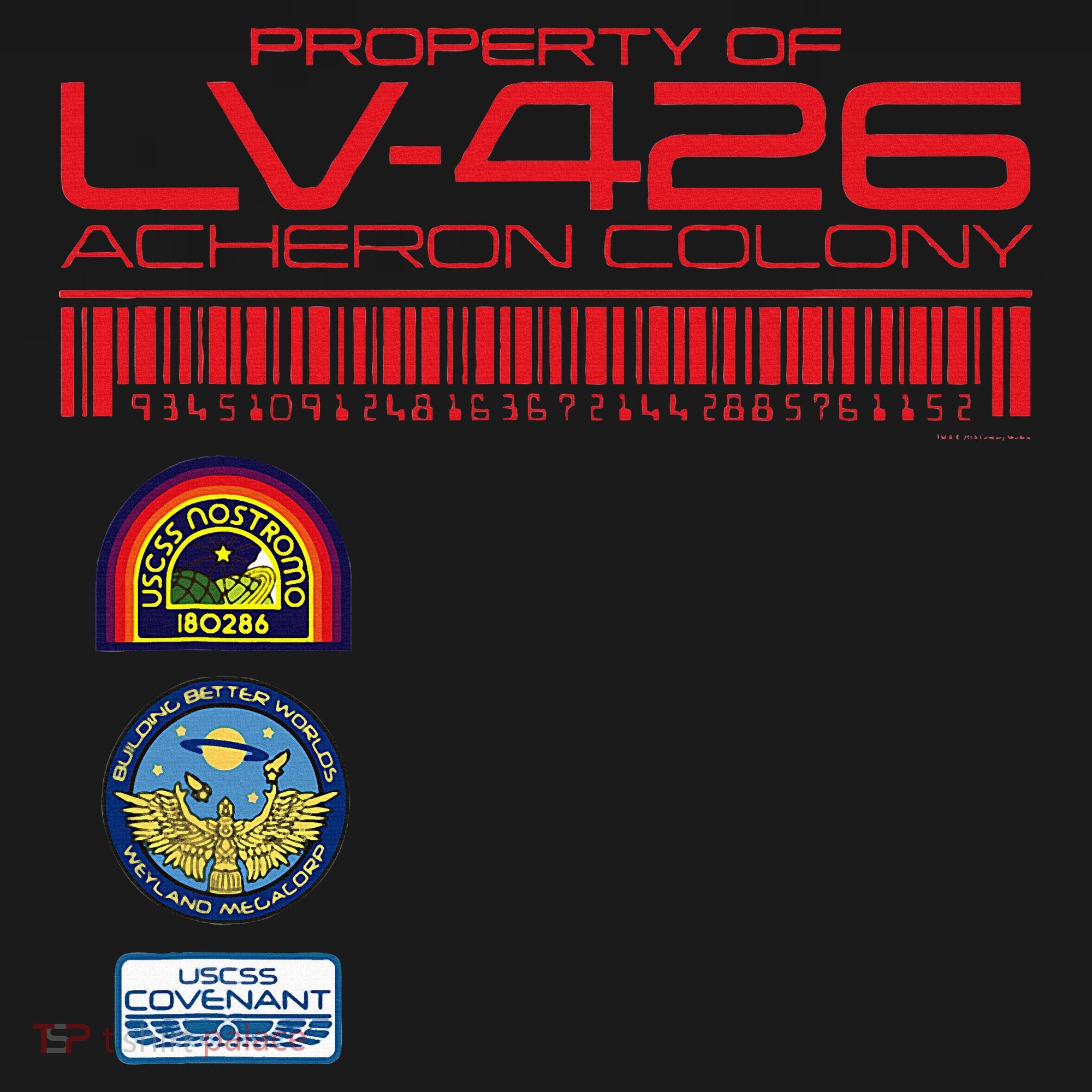 Alien 45th Anniversary Property Of Lv426 Acheron Colony Women's Hoodie
