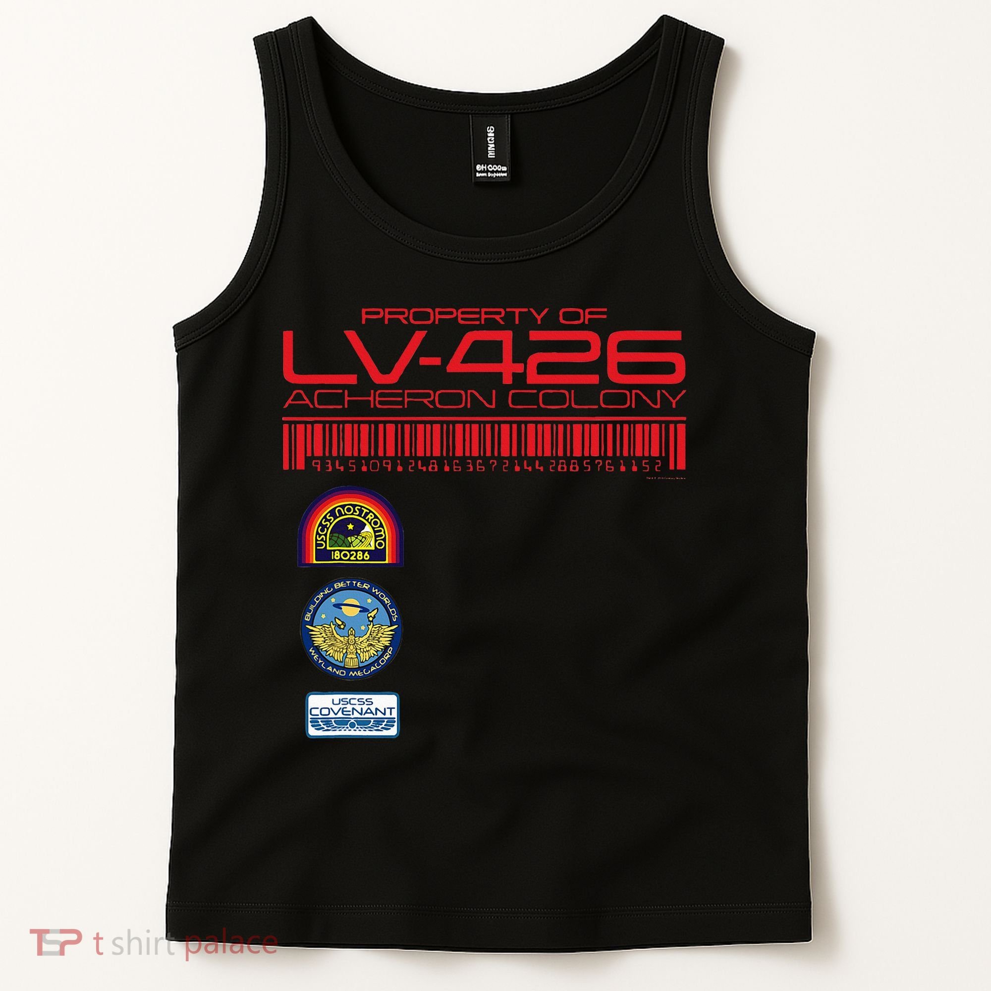 Alien 45th Anniversary Property Of Lv426 Acheron Colony Tank Top