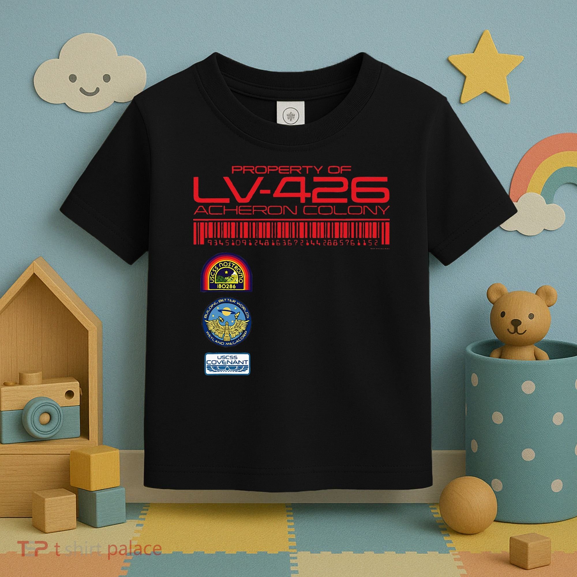 Alien 45th Anniversary Property Of Lv426 Acheron Colony Toddler T-Shirt
